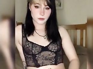Sexy Transgender Woman Jerking off