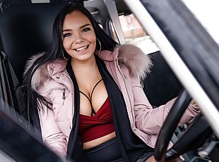 Sofia Lee & Mugur Porn in Anal Gaping On The Backseat - FakeHub