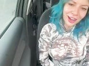 REAL Public Car Masturbation Amateur Teaser Rebecca Crow British