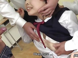 petite asian coquette Tomoyo Isumi gangbang and bukkake