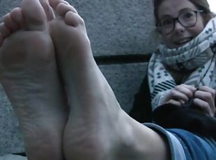 Claire french girl barefeet