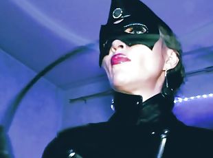 russisk, amatør, moden, milf, bdsm, fetish, latex, elskerinde, uniform, dominans