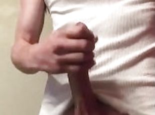 Long Dick stroking until cumshot