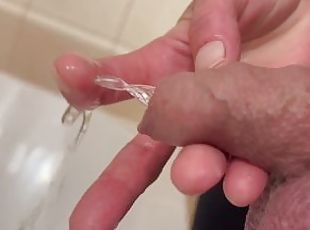 Hold his uncut Dick when he Pee on my fingers Compilation