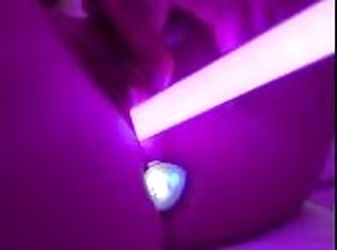 Sunny Skye~ Star Wars cosplay Rey masturbates with lightsaber until she cums