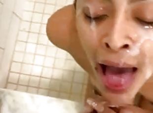 BBC facial cumshot for horny latina MILF I found her on meetxx. com