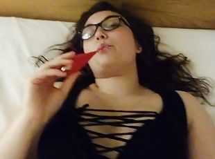 POV Nerdy Student Girl with Glasses getting fucked to Extreme Loud Orgasm