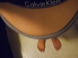 Bare Feet 'n' Big Belly POV