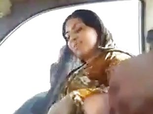 Bhabhi in car