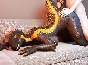 Furry Lizard Girl Doggystyle Sex - SFM Animation