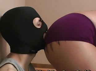 ebony, interracial, svart, rumpe-butt, fetisj, gym, brunette, femdom