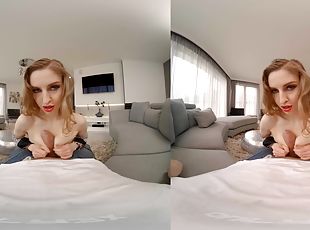 POV video with a beautiful wife Jayla De Angelis satisfying her husband