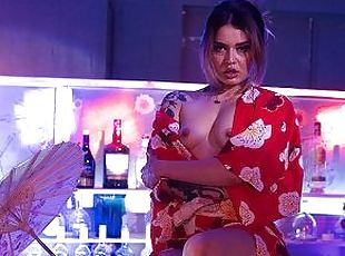 Jerkaoke- Tatted Babe Vanessa Vega Deep Throats Oliver Davis’s Big Sword