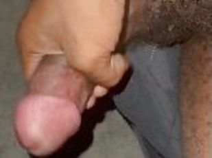 Watch Me Stroke My Thick Veiny Black Dick