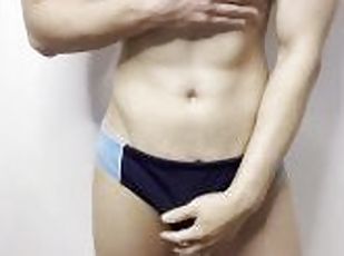 asiatisk, homofil, ung-18, alene, muskuløs, twink, erting