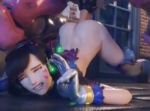 D.va Overwatch Enjoy Hard Anal Fuck With Robot  Best Anal Overwatch Hentai 4k 60fps