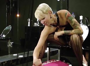 pissing, anal, leke, bdsm, strømper-stockings, blond, toalett, fetisj, latex, bondage