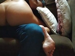 Bouncing ass on my step brother's lap