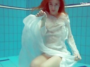 Diana Zelenkina enjoys swimming naked