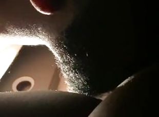 Older woman younger man lick her until she cum