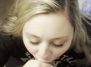 Horny MILF takes load to the face