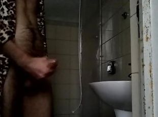 pissing around and jerking off