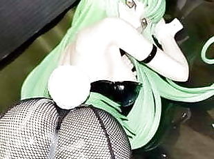 C.C.bunny figure bukkake 02