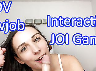Play for a Blowjob from Clara Dee in Lingerie - JOI Games