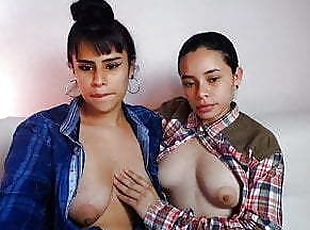 masturbaatio, lesbo-lesbian, latino