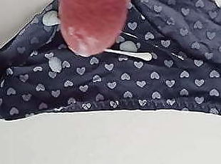 Another cum on her panties