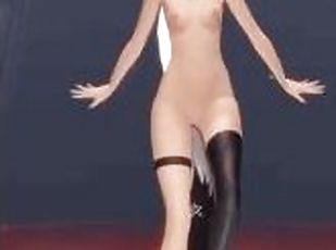 Shirakami Fubuki Iwara MMD R-18 Nude Mod ????????