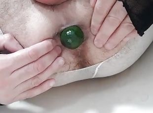 Cucumber is Almost Inside My Ass