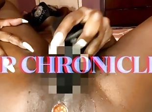 hot ebony cyberwhore masturbates and squirts - WAP CHRONICLES S3, E3 (trailer)