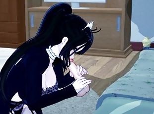 Maid gets BLOWJOB and FUCK (3d Hentai)