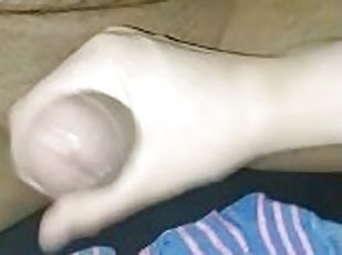 Pissing sexy socks foot job