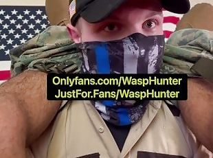 Cop / Military Interracial Verbal Bareback POV