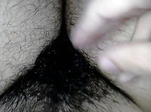very hairy guy shows all his body hairy