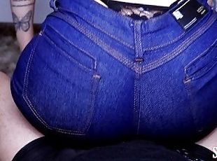 rumpe, fest, amatør, milf, latina, stripping, pov, fetisj, jeans, stringtruse