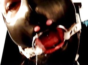 Ring Dental Tunnel Gag Deepthroat CUMMING- Spiel Maschinerie Ultimate Set 6