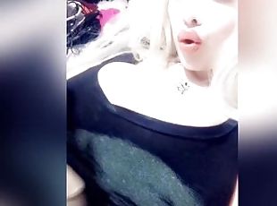 Busty goddess tells you to sniff her boyfriend shoes while he is away
