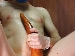 ekstremalu, didelis, mėgėjai, analinis, gėjus, dildo, solo