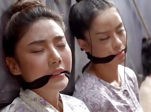 Three Thai Women Cleave Gagged