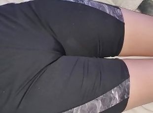 Nike pro cameltoe shorts