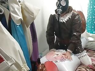 evlenmemiş-genç-kız, mastürbasyon-masturbation, amatör, oyuncak, bdsm, fetiş, lateks, bağlama, maske