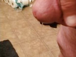 Big dick precum leaking