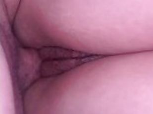 POV cumming on wifes pussy