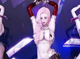 [MMD] HYUNA - Rolldeep Ahri Kaisa Seraphine League of Legends KDA Sexy Kpop Dance 17,842 viewsA