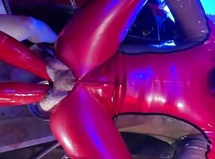 NEW RELEASE! HUNGERFF GETS THE ABSOLUTE WIDEST DOUBLE FIST FUCK OF HIS LIFE BY RUBBER KAI! NOW LIVE!