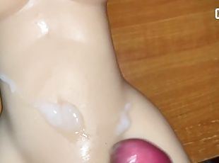 Cum shot joven 18 años en muñeca sexual virgen