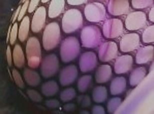 Fat mommy milkers in fishnet bodysuit